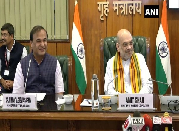 Assam: Tripartite Pact Signed Between Centre, State Government, Dimasa National Liberation Army in Presence of Home Minister Amit Shah