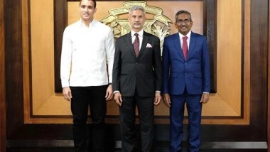 World News | EAM Jaishankar Arrives in Santo Domingo, Dominican Republic for His First Official Visit