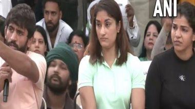 Sports News | Our Protest Will Continue Until WFI Chief Brij Bhushan Sharan Singh is Sent to Jail, Says Protesting Wrestlers