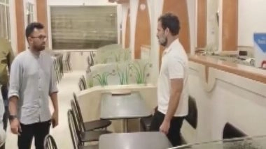 India News | Rahul Gandhi Interacts with Locals at Ice Cream Parlour in Mangalore
