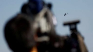 World News | Chinese Combat Drone Encircles Taiwan for First Time