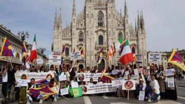 World News | Tibet Support Rally Organised in Milan