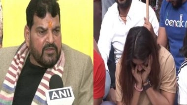 India News | Six Days After Resumption of Wrestlers' Protest, Delhi Police Register Two FIRs Against WFI Chief