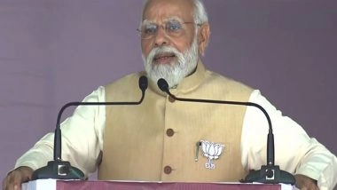 India News | Congress is Full of Negativity, Made False Promises to Farmers, Says PM Modi in Karnataka