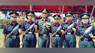 India News | First Batch of 5 Women Officers Commissioned into Indian Army's Regiment of Artillery