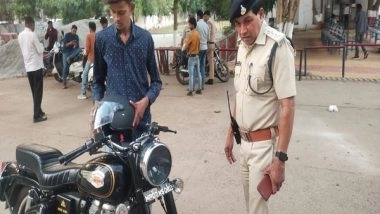 India News | 19-year-old Caught for Performing Dangerous Bike Stunt in MP's Gwalior