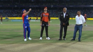 Sports News | IPL 2023: Sunrisers Hyderabad Win Toss, Opt to Bat Against Delhi Capitals
