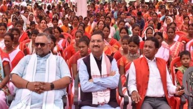 India News | Jharkhand: BJP State President Listens to 100th Episode of 'Mann Ki Baat', Calls It a Social Revolution