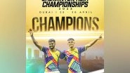 Sports News | Satwiksairaj-Chirag Become First Men's Doubles Duo to Clinch Badminton Asia Championships Title