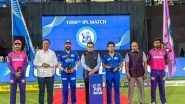 Sports News | Stars of IPL 2008, MI-RR Skippers Felicitated at Ceremony on Tournament's 1000th Match