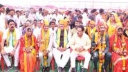 Mann Ki Baat 100th Episode: After Listening to PM Narendra Modi&rsquo;s Radio Program, 235 Couples Tie Knot at Mass Wedding in Madhya Pradesh&rsquo;s Ratlam