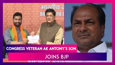 AK Antony’s Son Anil Antony Joins BJP; Congress Veteran Says ‘Very Painful For Me’