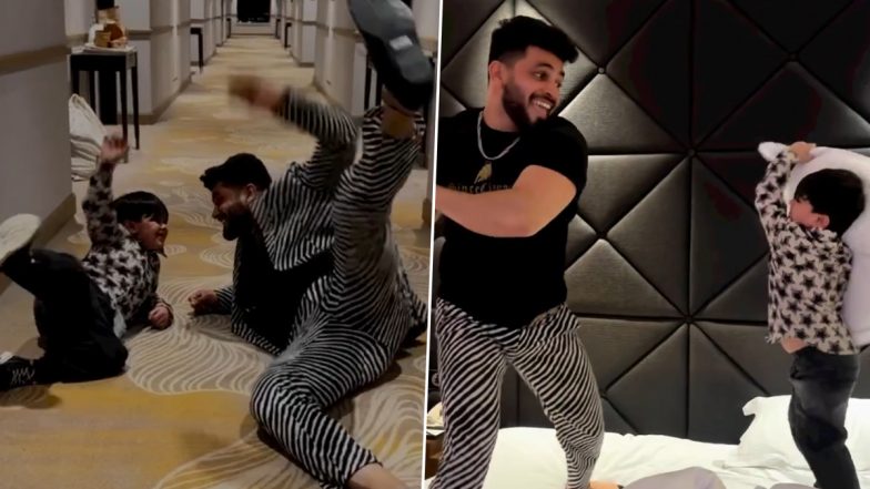 Abdu Rozik and Shiv Thakare Recreate Andaz Apna Apna's Magic As They Share Fun Reel on Iconic Song 'Do Mastane' (Watch Video)