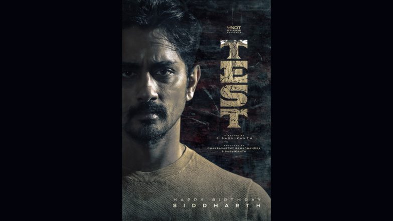 Siddharth in Test: Makers Treat Fans With Actor’s Intense Look From the Sports Drama on His Birthday! (View Pic)