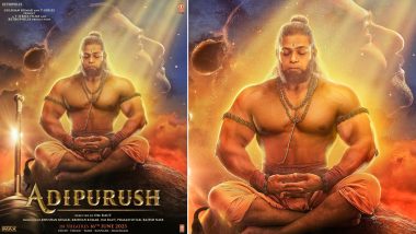 Adipurush: New Poster of Devdatta Nage as Lord Hanuman Unveiled on the Occasion of Hanuman Jayanti 2023 (View Pic)