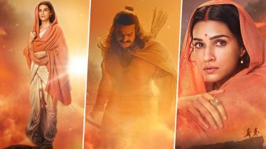Adipurush: Prabhas as Ram and Kriti Sanon as Janaki Exude Purity in New Motion Poster of The Epic Saga (Watch Video)