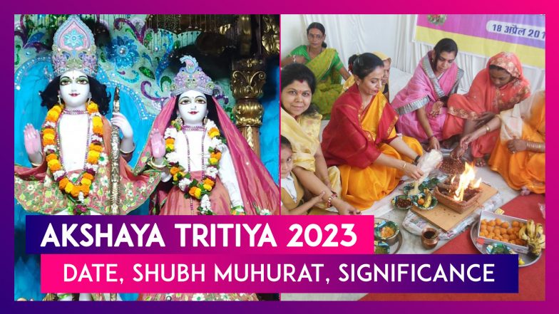 Akshaya Tritiya 2023: Date, Shubh Muhurat & Significance Of The ...