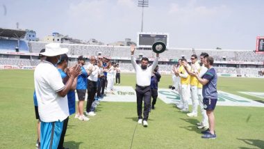 Aleem Dar Receives Guard of Honour From Bangladesh and Ireland Players After Officiating in Final Test Match of His Career (See Pics and Video)