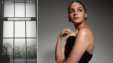 Alia Bhatt at Met Gala 2023! Actress Shares Pic From New York Ahead of Her Debut at Fashion's Biggest Night Out