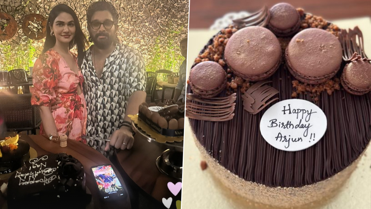 Allu Sneha Reddy Drops Pics From Hubby Allu Arjun's 41st Birthday ...