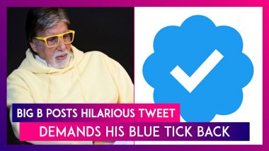 Amitabh Bachchan Posts Hilarious Tweet Demanding His Blue Tick Back & Internet Cannot Keep Calm