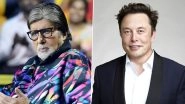 Amitabh Bachchan&rsquo;s Blue Tick on Twitter Gets Restored, Actor Tweets &lsquo;Tu Cheez Badi Hai Musk Musk&rsquo; and Thanks Elon Musk (View Post)