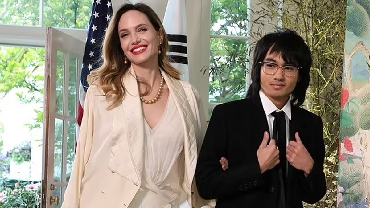 Agency News | Actress Angelina Jolie’s Son Maddox Joins Her for State ...