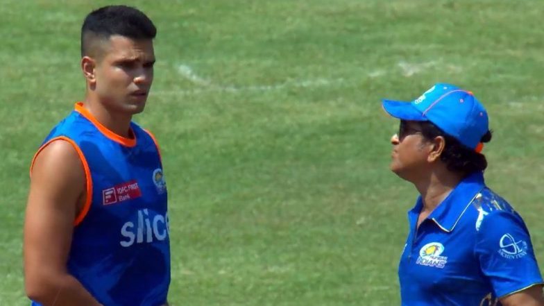 Father-Son Coincidence! Sachin and Arjun Tendulkar Record Identical Number of Runs Conceded in Maiden Over Bowled in IPL