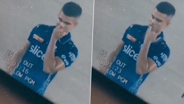 ‘Nose Tampering’ Arjun Tendulkar Caught on Camera Nose-Picking, Fans Claim Viral Video is Reversed