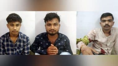 Atiq Ahmed-Ashraf Ahmed Killings: All Three Shooters Produced in Prayagraj Court, UP Police Seek 7-Day Custody