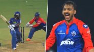 Axar Patel Bowls Sensational Delivery to Dismiss Kyle Mayers During LSG vs DC IPL 2023 Match (Watch Video)