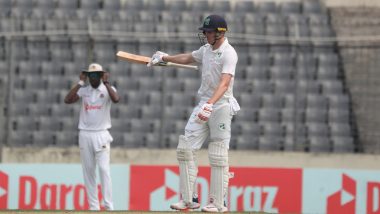 How To Watch BAN vs IRE One-Off Test 2023 Day 3 Live Streaming Online in India? Get Free Live Telecast of Bangladesh vs Ireland Cricket Match Score Updates on TV With Time in IST
