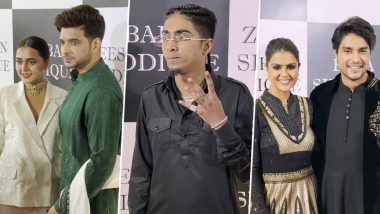 Karan Kundrra-Tejasswi Prakash, Priyanka Chahar Choudhary, MC Stan and Other Bigg Boss Stars Arrive in Style at Baba Siddique’s Iftar Bash (Watch Videos)