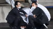 Bomb Attack on Japan PM Fumio Kishida Latest Update: Japanese PM Unhurt After Blast Shakes Port He Was Visiting (Watch Video)