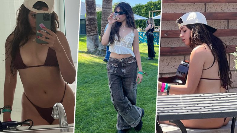 Camila Cabello Flaunts Her Hot Bod In Bikini Plays Guitar And More In New Photo Dump On