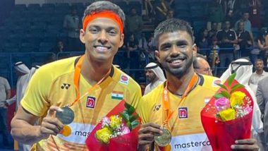 PM Narendra Modi Congratulates Chirag Shetty and Satwiksairaj Rankireddy After They Become First Indian Men's Doubles Pair to Win Badminton Asia Championships Title