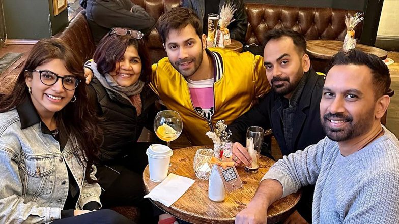 Citadel: Varun Dhawan Shares Pic Posing With Samantha Ruth Prabhu and Team Straight From England!