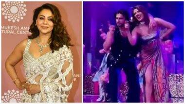 Gauri Khan Seen Vibing to Priyanka Chopra's Dance on 'Gallan Goodiyaan' With Ranveer Singh At NMACC Event (Watch Video)