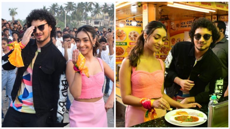 Bad Boy: Namashi Chakraborty and Amrin Perform Live Flash Mob at Mumbai's Juhu Beach and Gorge on Pav Bhaji (View Pics)