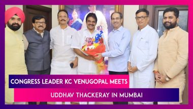 Congress Leader KC Venugopal Meets Uddhav Thackeray In Mumbai To Unite The Opposition Ahead Of 2024 Elections