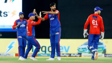 IPL 2023: Delhi Capitals Beat Sunrisers Hyderabad by Seven Runs in Low-Scoring Thriller; Axar Patel, Anrich Nortje Shine