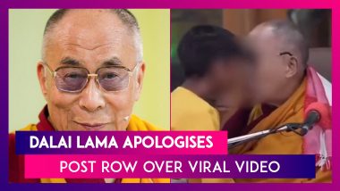 Dalai Lama Apologises After Video Of Him Kissing A Young Boy On His Lips & Asking Him To ‘Suck His Tongue’ Goes Viral