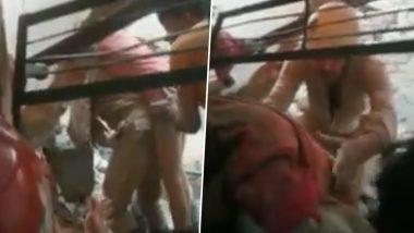 Delhi Blast: House Collapses After Explosion in LPG Cylinder in Jawalpuri Area, Eight People Injured (Watch Video)