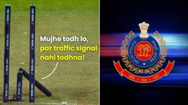 Delhi Police Share 'Special' Traffic Advisory for Those Breaking Signal With IPL Twist (See Post)