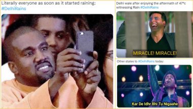 Delhi Rains: Funny Memes, Jokes Take Over Twitter As Delhiites Enjoy Pleasant Weather After Another Spell of Unseasonal Rainfall