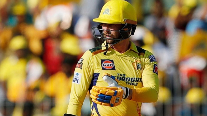 IPL 2023: Devon Conway's Unbeaten 92, MS Dhoni's Two Sixes Take CSK to 200/4 Against PBKS