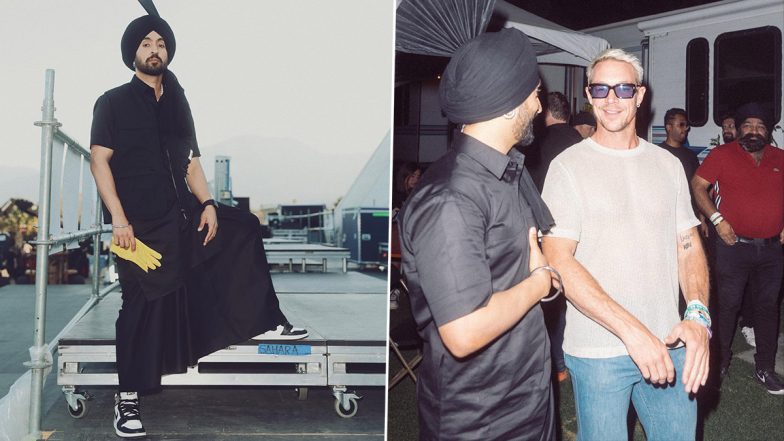 Diljit Dosanjh Shares BTS Pics From Coachella 2023, Poses With Diplo Backstage