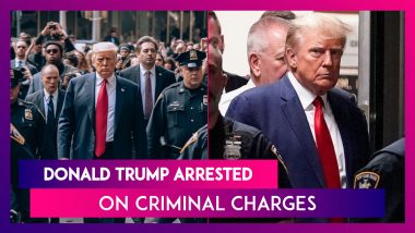 Donald Trump Arrested On Criminal Charges; Former US President Slams Joe Biden, Says ‘Our Country Is Going To Hell’