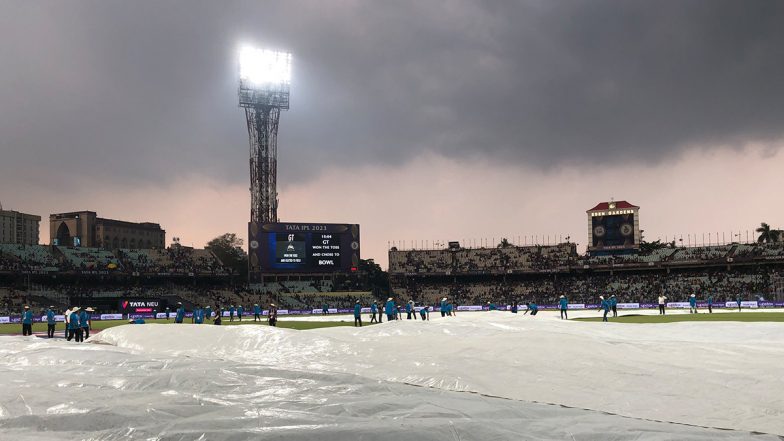 KKR vs GT IPL 2023 Weather Update: Delayed Start On The Cards Due to Rain