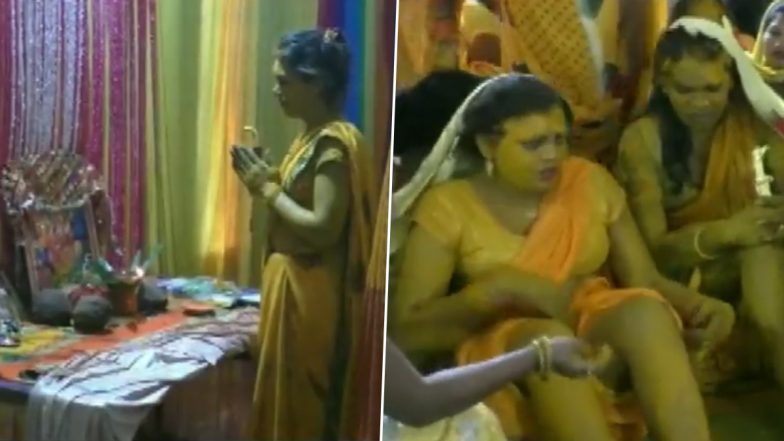 Five Transgenders Marry Their 'Guru' in Chhattisgarh's Janjgir-Champa District, Watch Video of Unique Three-Day-Long Wedding Ceremony of Eunuchs